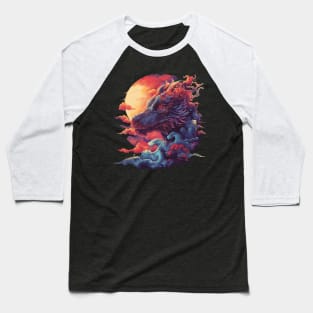 Mythical Dragon Tee Baseball T-Shirt